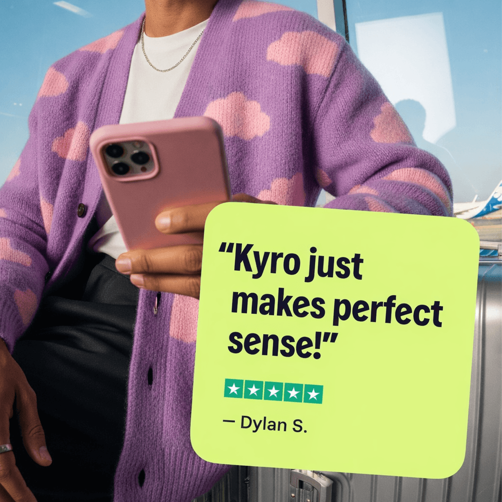 Business owner with loyalty analytics