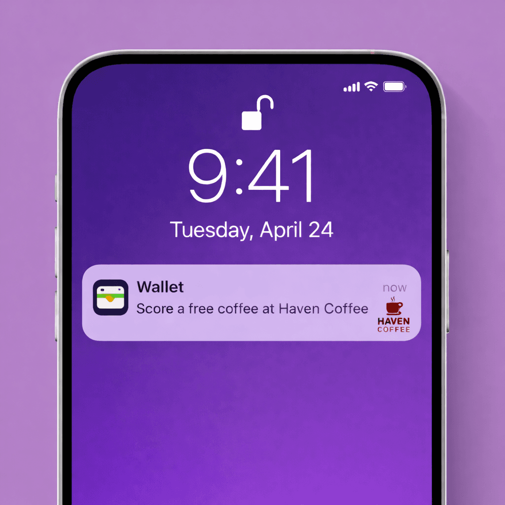 Push notification on lock screen