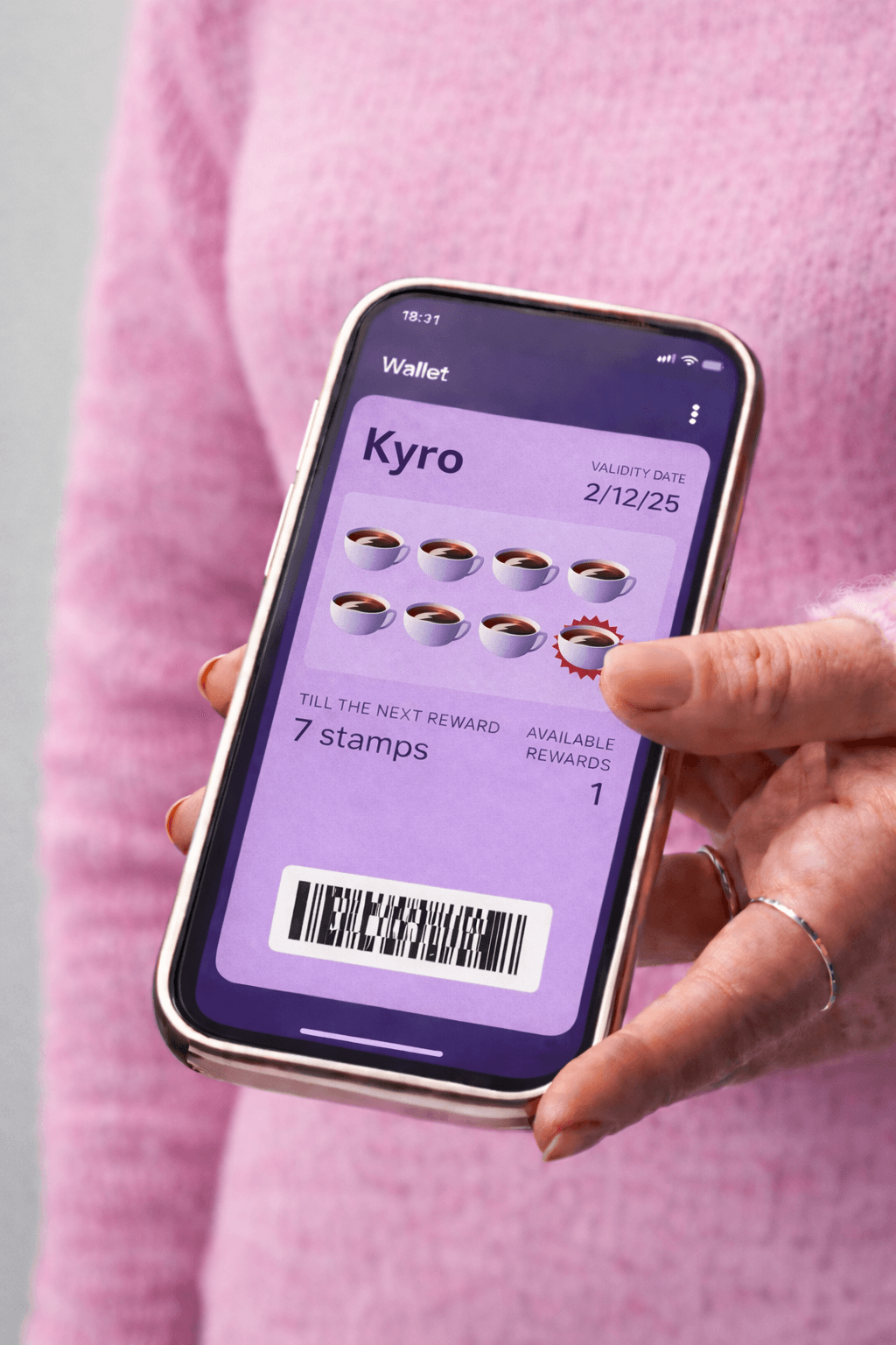 Loyalty card in Apple Wallet