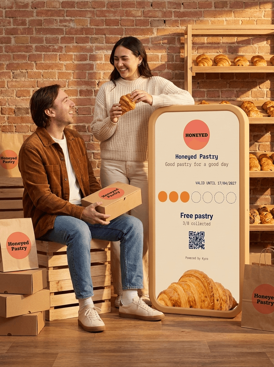 Honeyd Pastry digital loyalty card